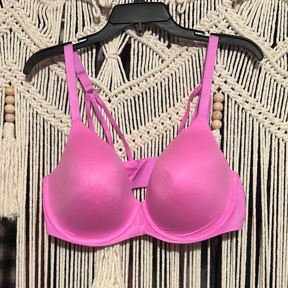 NWOT Aerie Real Sunnie Pink Full-Coverage Bra Regular or Razor Back hook